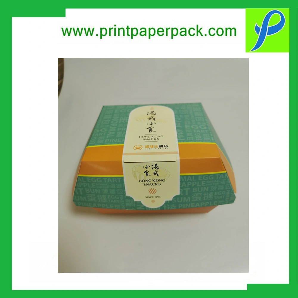 Custom Food Tray Packaging Boxes Tray Box Hamburger Box Fast Food Pancake Packaging