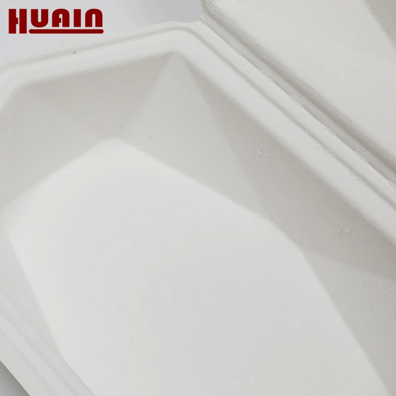 Manufacturer Eco Friendly High Quality Wet Pressing Safe Molded Pulp Paper Fast Food Packaging Fast Food Container